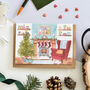 Illustrated Cosy Festive Room Christmas Card, thumbnail 1 of 5
