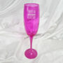 Personalised Pink Champagne Glass Gift For Bridesmaid, thumbnail 6 of 9