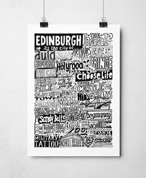 Edinburgh Landmarks Print, 2 of 8