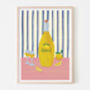 Limoncello Cocktail Art Print, thumbnail 1 of 4