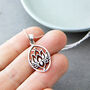 Sterling Silver Lotus Necklace, thumbnail 2 of 9