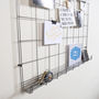 Steel Mesh Wire Noticeboard With Shelf, thumbnail 2 of 4