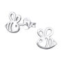 Queen Bee Sterling Silver Earrings, thumbnail 4 of 7