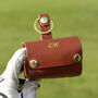 Personalised Leather Case Holder And Golf Ball, thumbnail 6 of 12