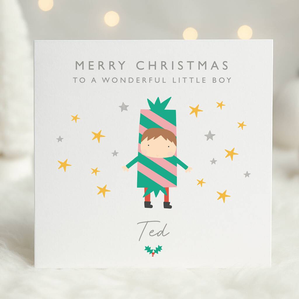 Funny Boy In A Cracker Costume Card