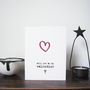 'Will You Be My Valentine?' Petite Card, thumbnail 1 of 3