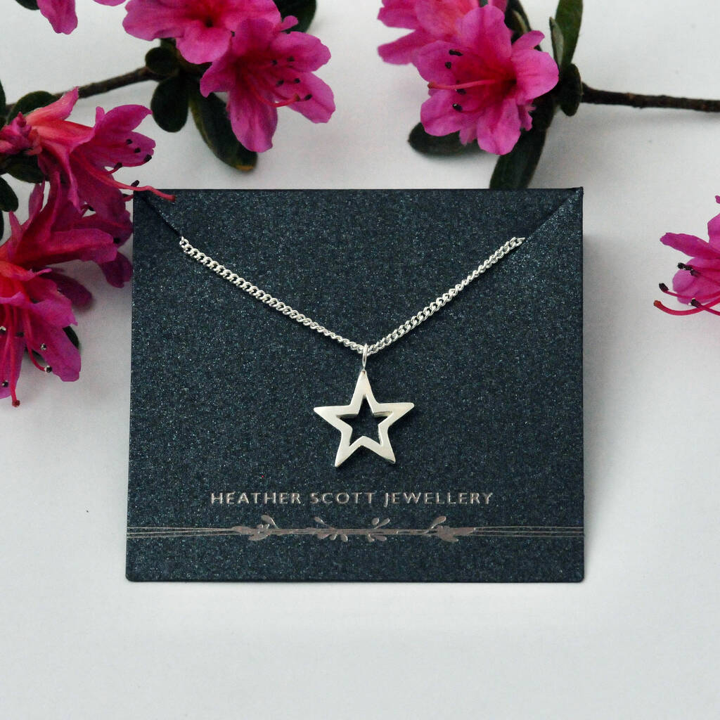 Star Necklace In Sterling Silver By Heather Scott Jewellery ...