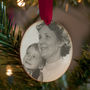 Personalised Favourite Vintage Photo Wooden Bauble, thumbnail 1 of 10