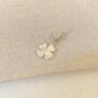 Sterling Silver Four Leaf Clover Charm, thumbnail 2 of 6