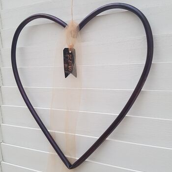 Handmade Copper Heart With Personalised Token, 2 of 3