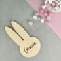 Personalised Bunny Nursery Name Plaque, thumbnail 1 of 8