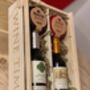 Personalised Wine And Cheese Wooden Hamper, thumbnail 1 of 3
