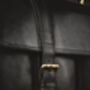 Black Leather Briefcase Laptop Bag Messenger, thumbnail 3 of 12