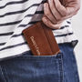 Mens Leather Credit Card Holder, thumbnail 1 of 11