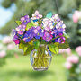 Violets Birth Flower Suncatchers February, thumbnail 3 of 4