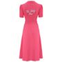 Ethel 49ers Dress In Raspberry Vintage 1940s Style, thumbnail 2 of 4