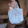 I'd Rather Be Reading Slogan Tote Bag, thumbnail 4 of 5
