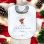 Personalised My First Christmas Sleep Suit Santa, thumbnail 2 of 4