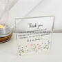 Personalised Thank You Acrylic Block Gift For Teachers, thumbnail 3 of 5
