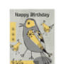 Bird Happy Birthday Card, thumbnail 3 of 3