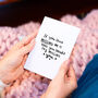 'You Think Missing Me Is Hard, Try Missing You' Card, thumbnail 3 of 4