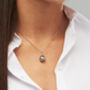 Rose Gold Vermeil Pearl Necklace, thumbnail 9 of 9