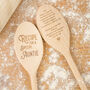 Personalised Recipe For A Special Person Wooden Spoon, thumbnail 2 of 10
