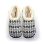 Millie Grey Heart Women's Slippers Indoor/Garden Shoes, thumbnail 9 of 9