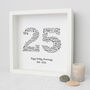 Personalised 25th Wedding Anniversary Gift For Husband, thumbnail 1 of 5