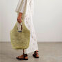 Metallic Raffia Crochet Tote Bag, thumbnail 2 of 7