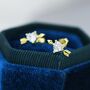Heart Arrow Stud Earrings In Sterling Silver, thumbnail 7 of 12