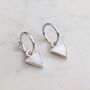 Triangle Mother Of Pearl Sterling Silver Earrings, thumbnail 1 of 4