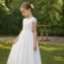 Harper In Ivory ~ Luxurious Ceremonial Dress, thumbnail 3 of 4