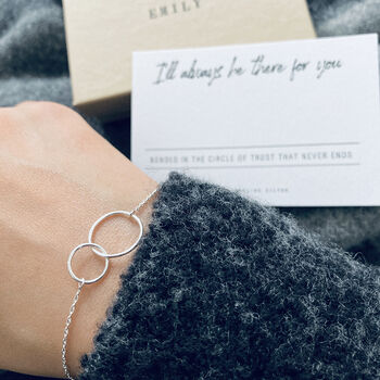 Silver Rings Bracelet. Always There For You, 6 of 6