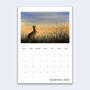 2022 23 Academic Calendar With Hare Art, thumbnail 2 of 8