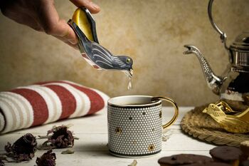 Handmade 14k Gold‑Plated Bird Lemon Juicer, 6 of 7
