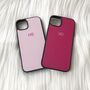 Pink Initial Phone Case, thumbnail 1 of 2