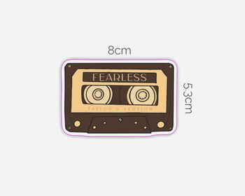 Taylor Swift Cassette Fearless Sticker, 2 of 2