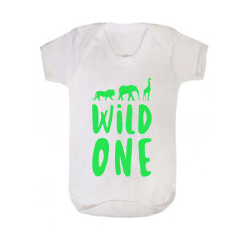 'Wild One' Babies 1st Birthday Tshirt / Baby Vest, 5 of 9
