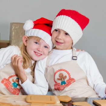 Personalised Kids Gingerbread Christmas Apron, 7 of 12