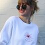 Spread The Love Club Embroidered Sweatshirt, thumbnail 1 of 2