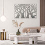 Four Piece Wooden Tree Modern Wall Art For Any Room, thumbnail 8 of 12