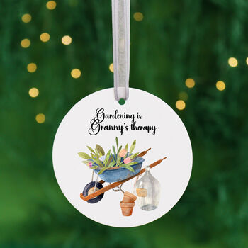 Personalised Tree Decoration For Gardener, 6 of 6