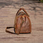 Vintage Look Genuine Leather Over Night Bag, thumbnail 6 of 12