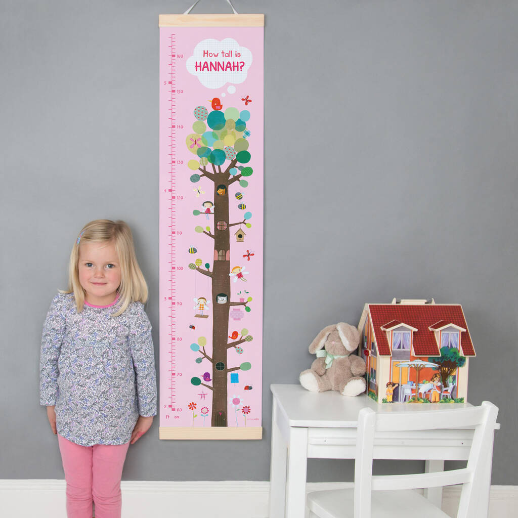 Personalised Fairy Tree Height Chart, 1 of 7