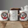 Personalised Great Dane Christmas Wreath Dog Mug, thumbnail 2 of 2