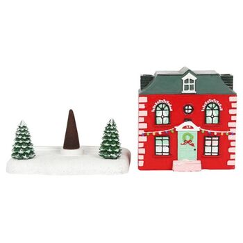 Christmas House Incense Cone Burner, 3 of 4