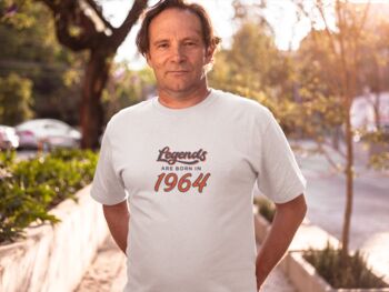 'Legends Are Born In' 60th Birthday T Shirt, 3 of 6