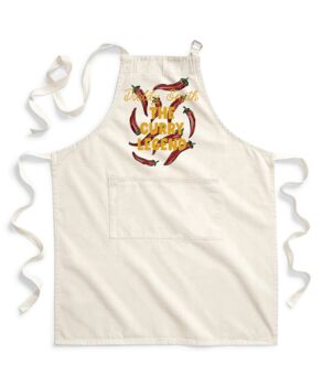 Personalised Curry Legend Apron, 2 of 7