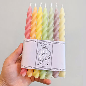 The Rainbow Swirl Candle Pack, 4 of 5